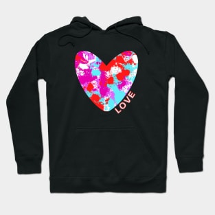 Love - Abstract Heart Hoodie